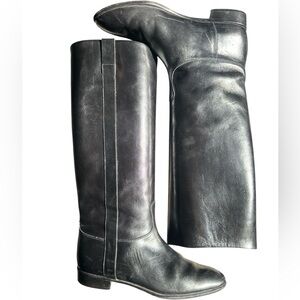 Vintage Saks Fifth Avenue Fenton Last Leather Riding Boots Size 11AA